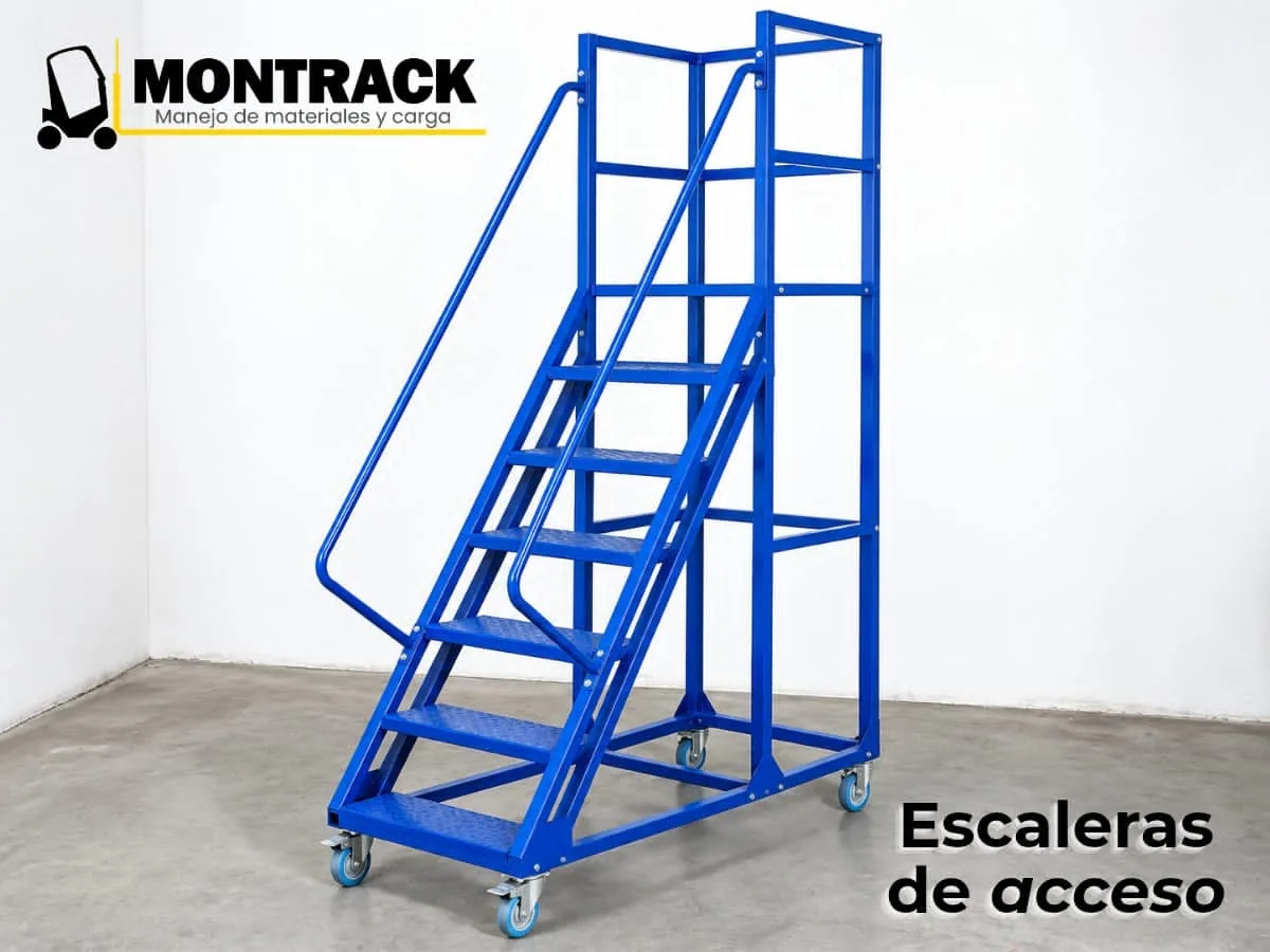 Escalera de acceso para comercio y autoservicio