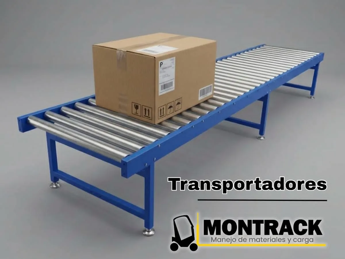 Transportador de rodillos para manufactura